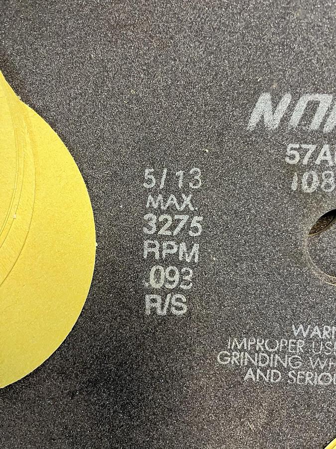 NORTON,57A60P4R30,CUT-OFF WHEEL 14X.093X1" BOX OF 10