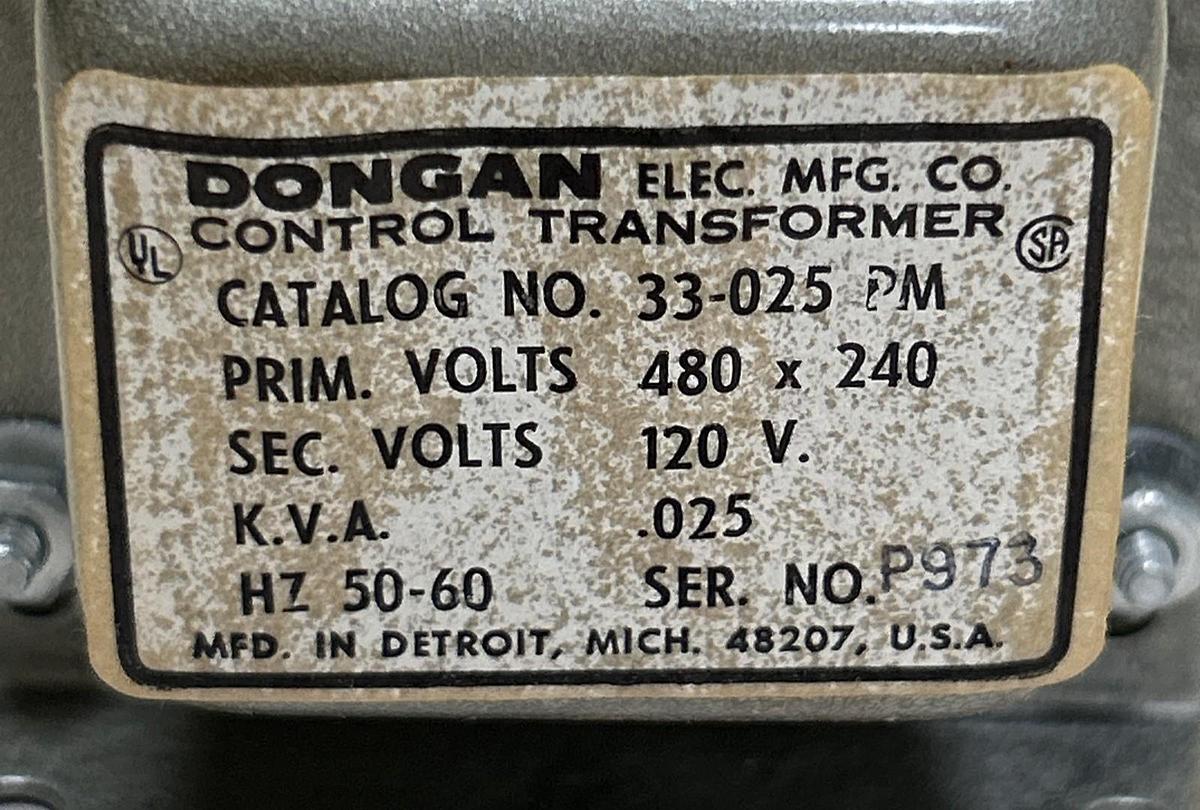 DONGAN,33-025,TRANSFORMER NOS