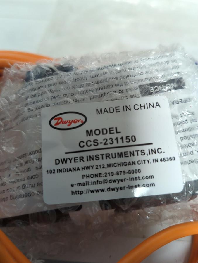 DWYER,CCS-231150,AC CURRENT SWITCH WITH CORDSET/CABLE NOS
