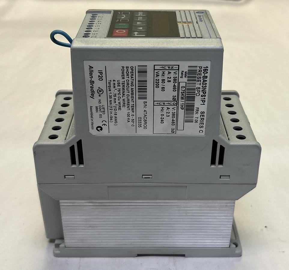 Used ALLEN BRADLEY,160-BA03NPS1P1,VARIABLE SPEED DRIVE