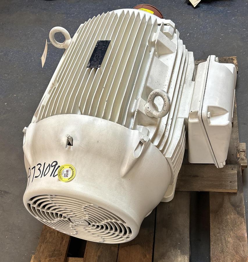 Used WEG,R07512ES3E0W444T-W22,SEVERE DUTY MOTOR 75HP 1135RPM 230/460V 444/5T FR