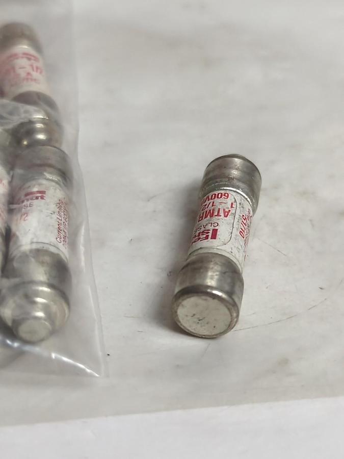 Used FERRAZ SHAWMUT,ATMR1-1/2,CLASS CC 1-1/2 AMP FUSE LOT OF 16 PRE-OWNED