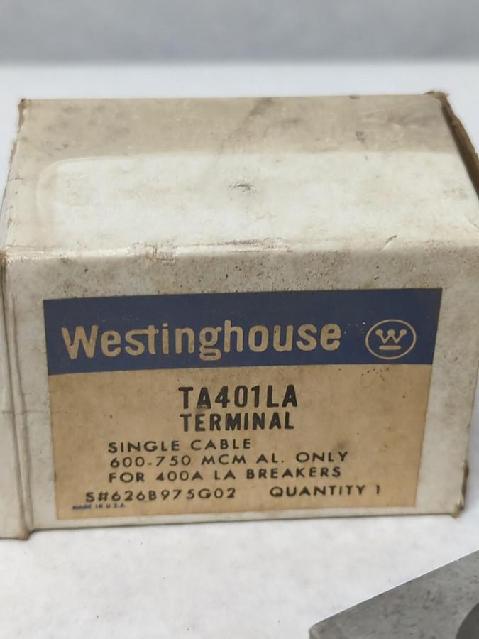 WESTINGHOUSE,TA401LA,SINGLE CABLE TERMINAL FOR 400 AMP BREAKERS NOS
