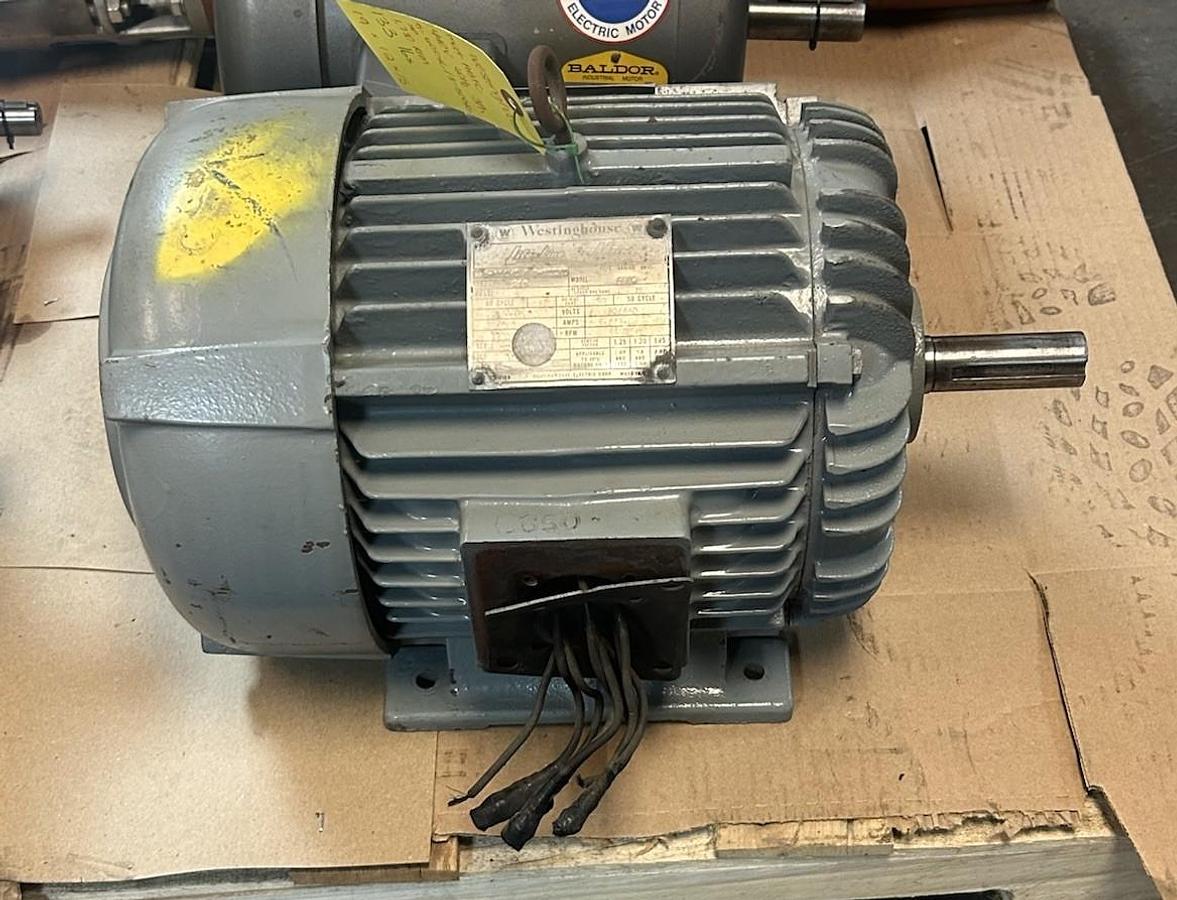 Used WESTINGHOUSE,ABFC,MOTOR 5HP 440V 1730 RPM 3PH 215 FRAME