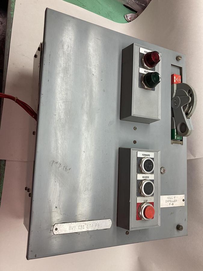 Used Allen-Bradley,2106B,Size 1 Fused MCC 20 Inch Reversing Starter Feeder Bucket