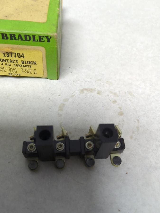 ALLEN-BRADLEY,X 137704,L.H. CONTACT BLOCK NOS