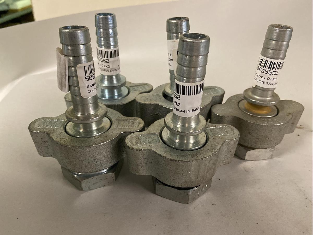 DIXON,GJ BOSS GF26,3/4 INCH Coupling Lot of 5