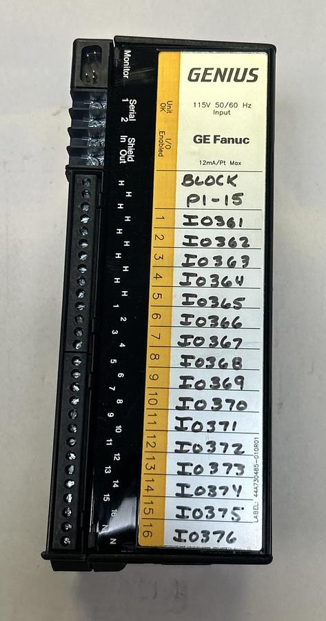 Used GE FANUC,IC660EBD110D,GENIUS INPUT MODULE