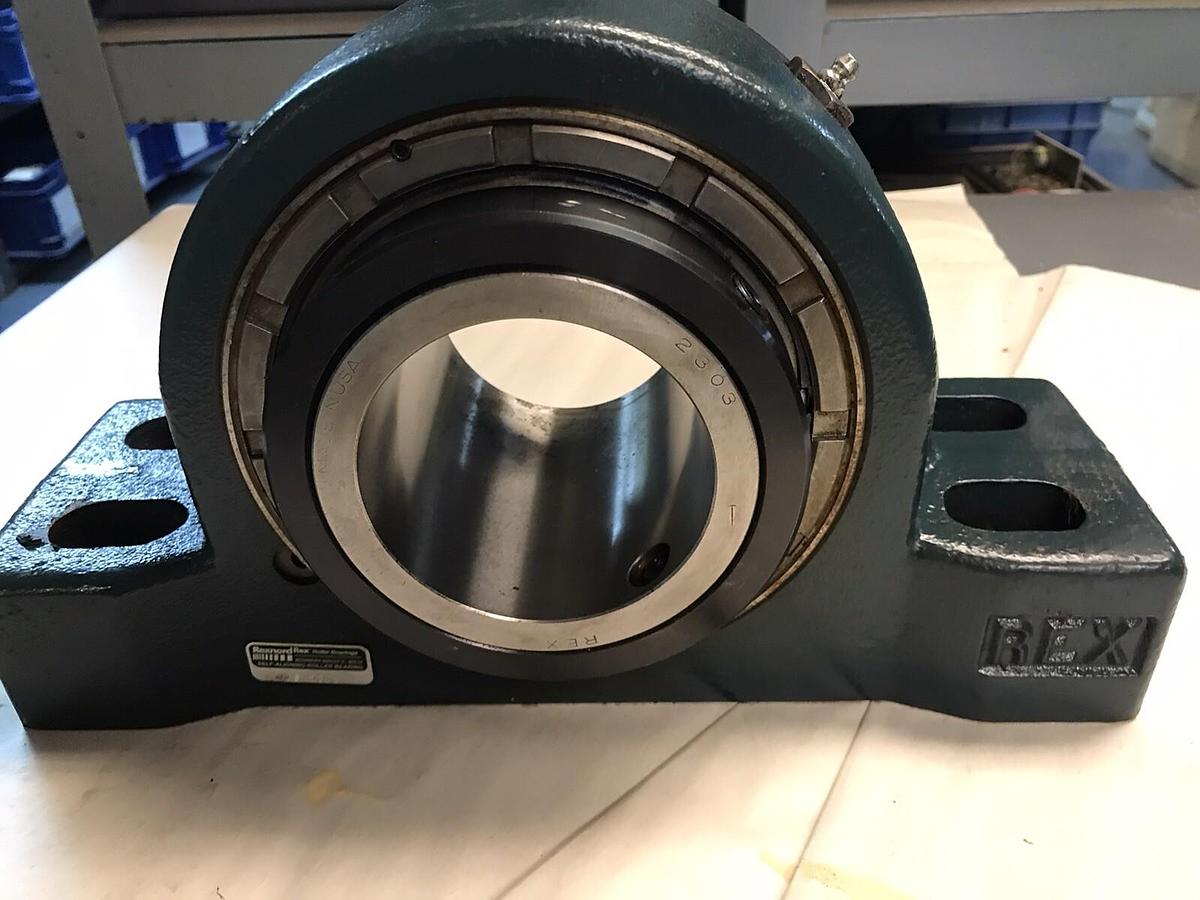Rexnord,ZAS-2303F,illow Block Bearing 3-3/16 INCH Four Bolt