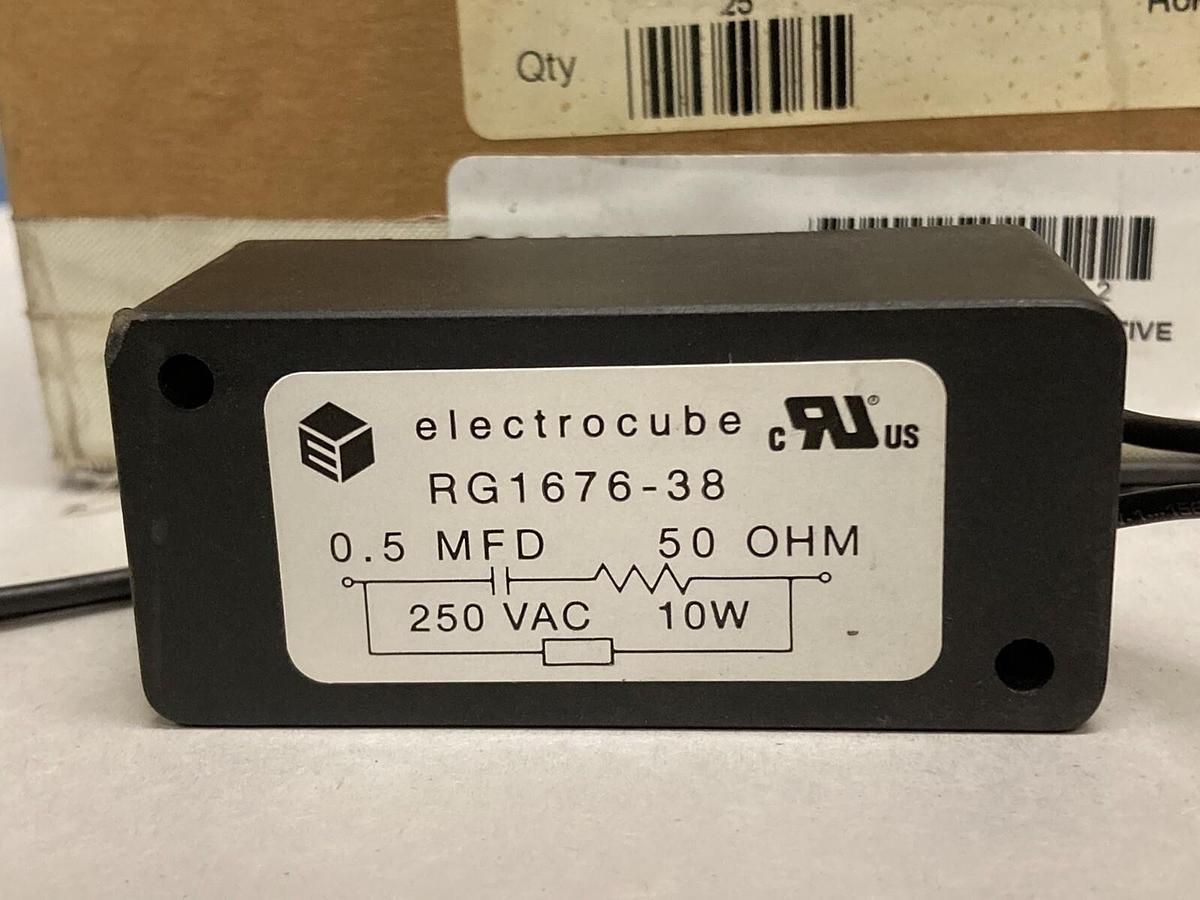 Used Electrocube,RG1676-38,Arc & Noise Suppressor/Resistor/RC Network 600V, Lot of 12