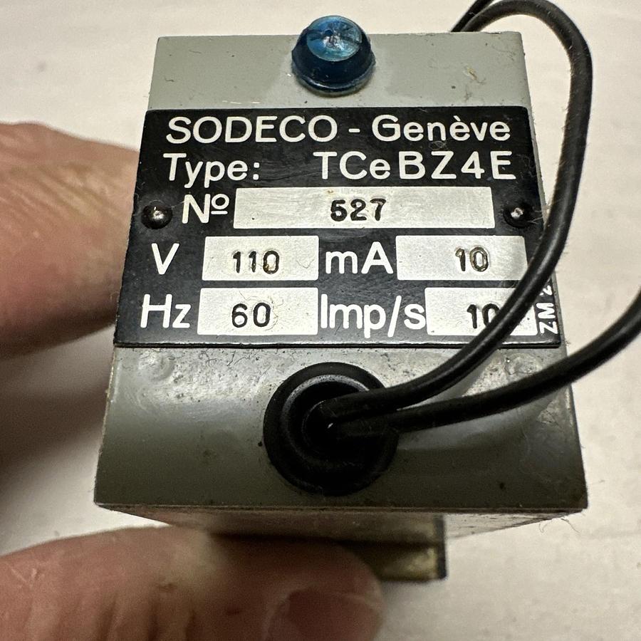 Used Sodeco,TCeBZ4E,4 Digit Counter