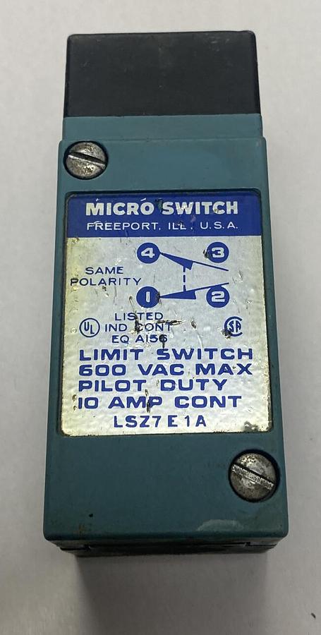 Used Honeywell Micro Switch,LSZ7E1A,Limit Switch