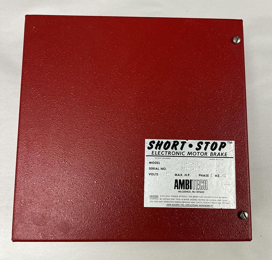 Ambitech,SS-4D-2S,Short-Stop Motor Brake 460V 2HP HZ 60