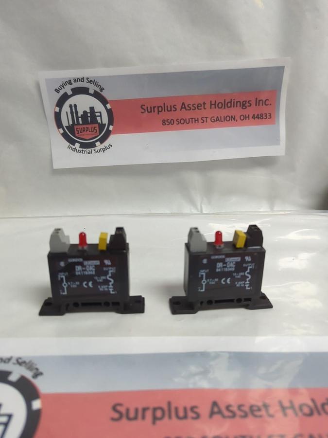 Used GORDOS,DR-0AC,SOLID STATE RELAY LOT OF 2 PRE-OWNED