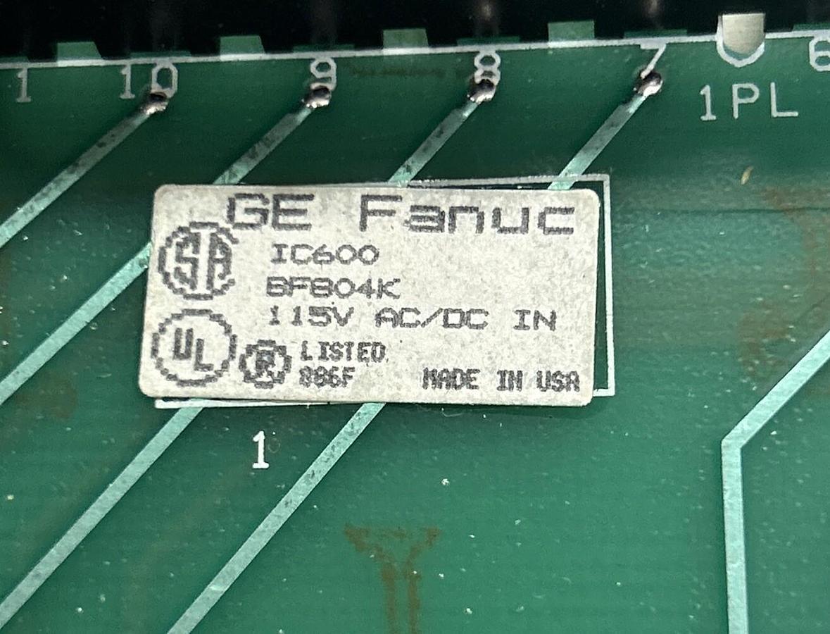 GE FANUC,IC600BF804K,INPUT MODULE NOS