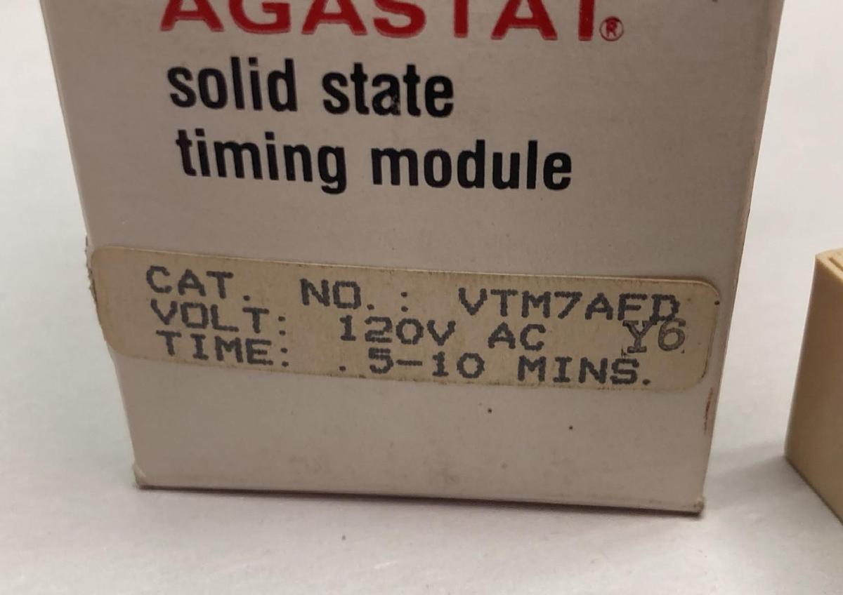 Agastat,VTM3AFD,Timing Module Solid State 120V AC 0.5-10 Min