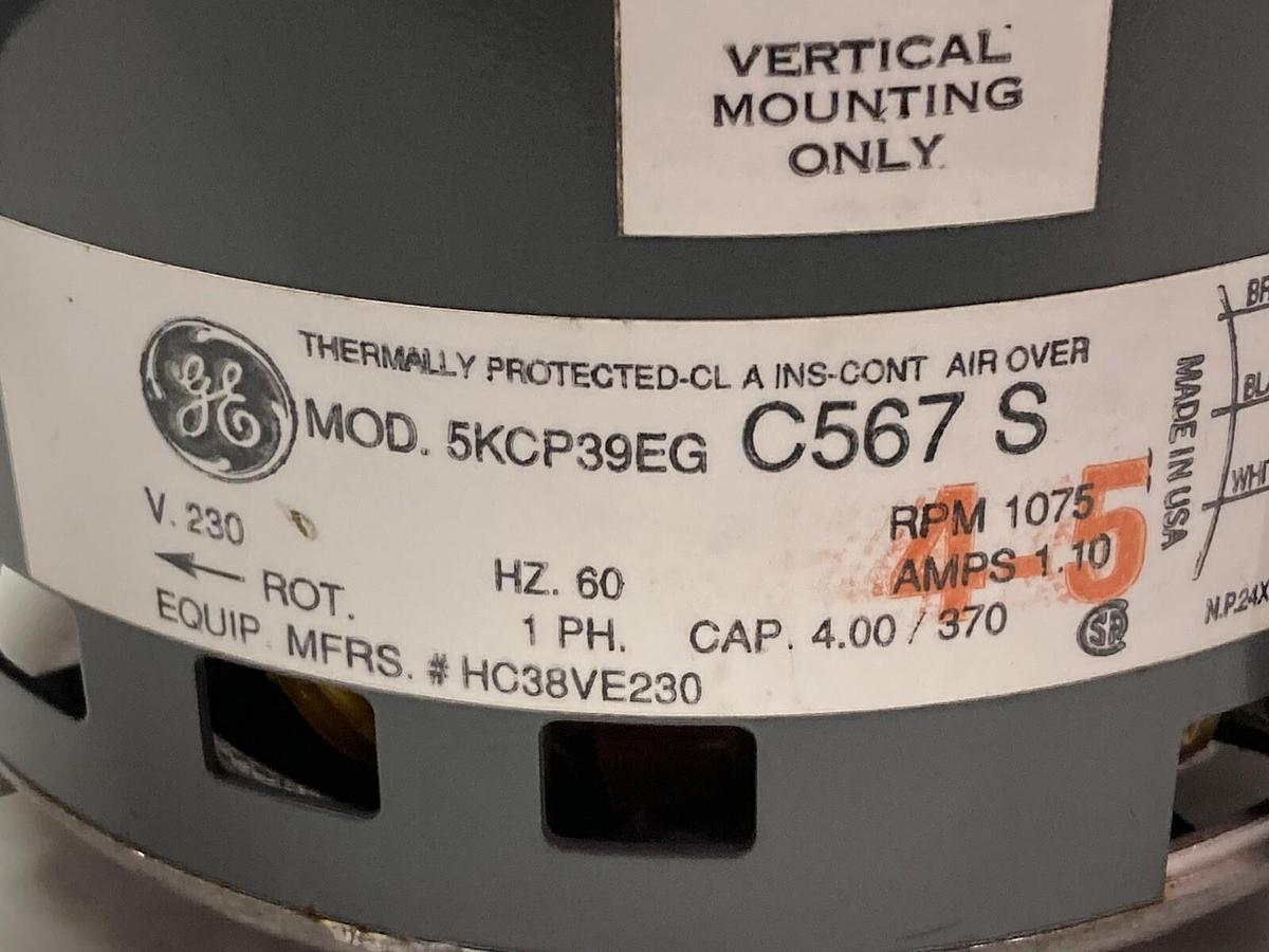 Used GE,5KCP39EGC5667S,Condensor Fan Motor