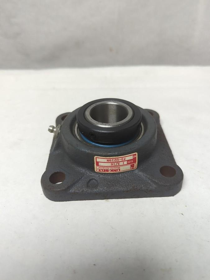 LINK-BELT,F3-U219N,FOUR BOLT BASE FLANGE MOUNT BEARING 1-3/16 INCH BORE NOS