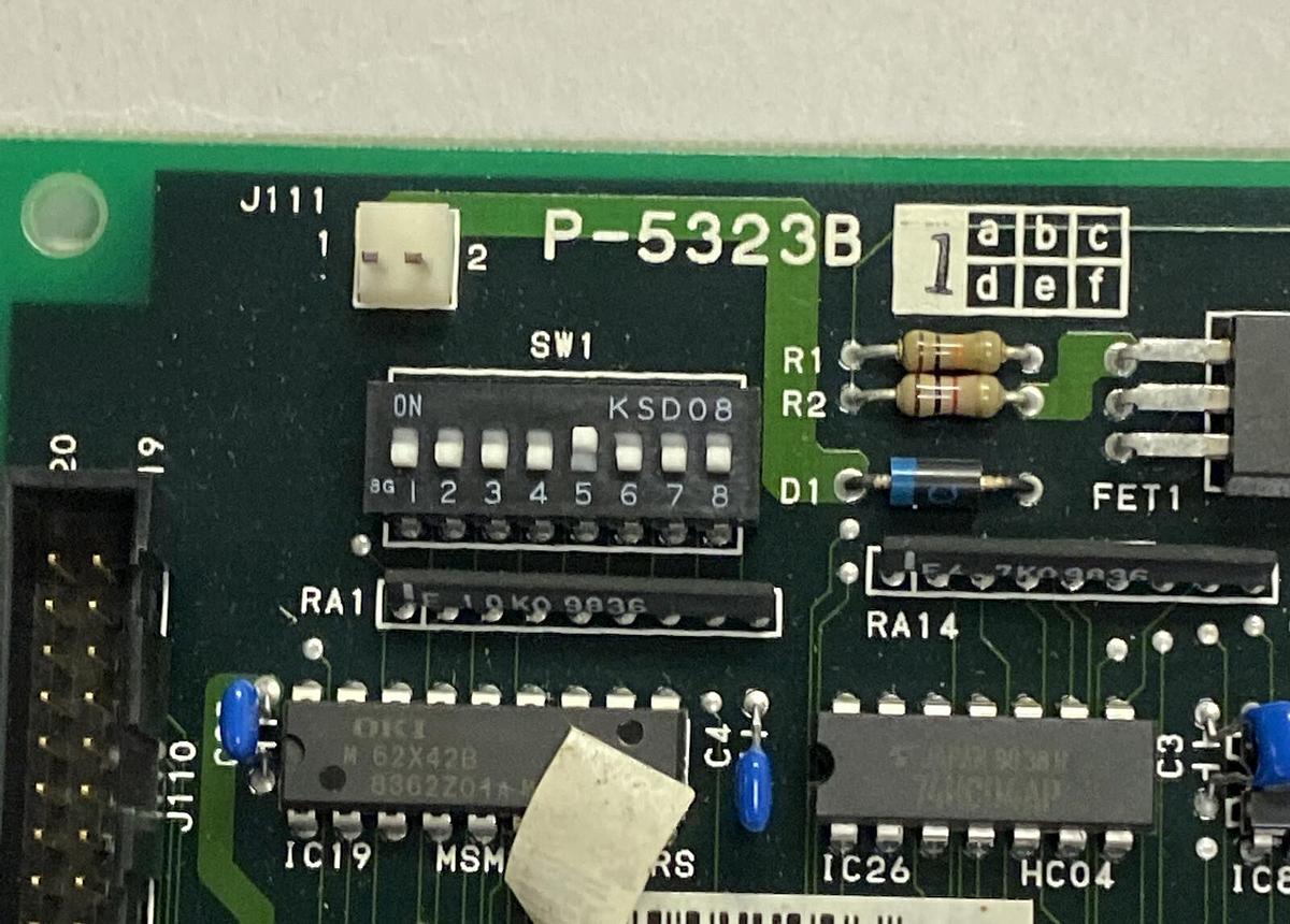 ISHIDA,P-5323B,PC BOARD MOTHERBOARD NOS