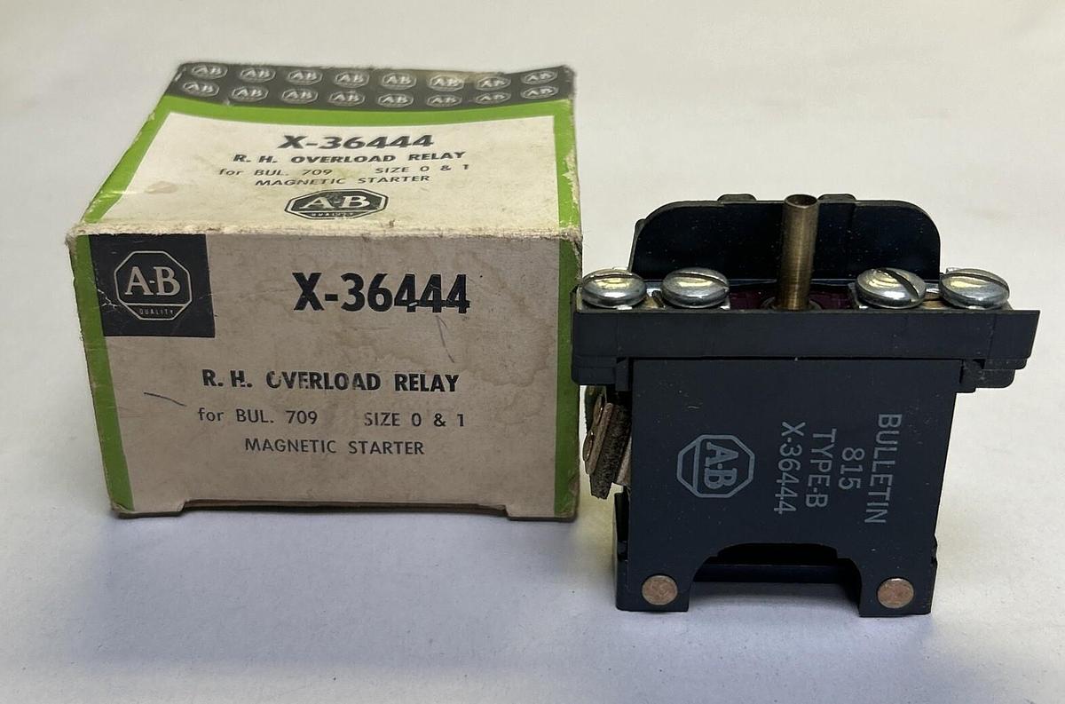 ALLEN BRADLEY,X-36444,RH OVERLOAD RELAY NOS