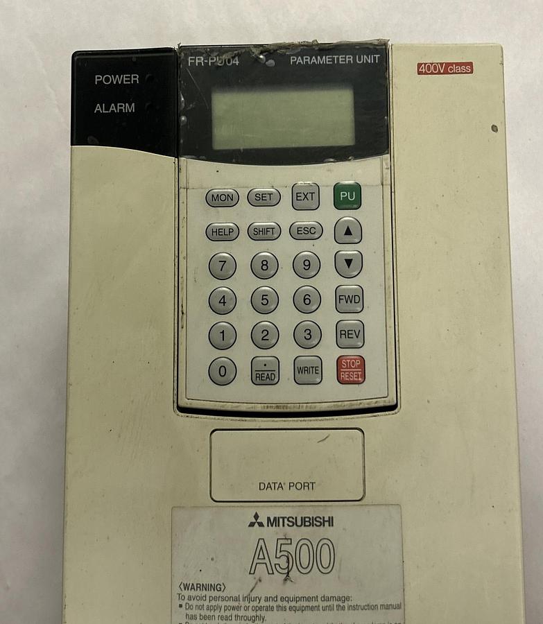 Used MITSUBISHI,FR-A540-0.4K-NA,INVERTER .5HP 460V