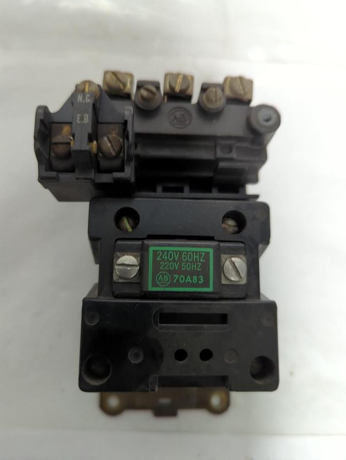 Used ALLEN BRADLEY,702-A0A92,SERIES K CONTACTOR SIZE-0 PRE-OWNED