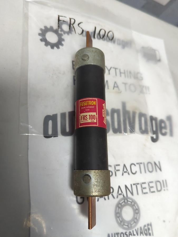 COOPER BUSSMANN,FRS-100,FUSETRON 100 AMP FUSE NOS