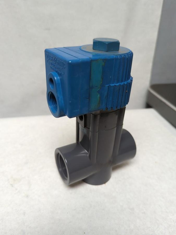 PLAST-O-MATIC,EASM6V22W20,SOLENOID VALVE 120V 60 CYCLES 20W 1 INCH PIPE NOS