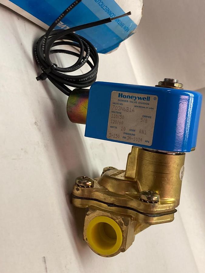 Honeywell,703N6B1A,Valve 5/8 5-150 PSI 120VAC