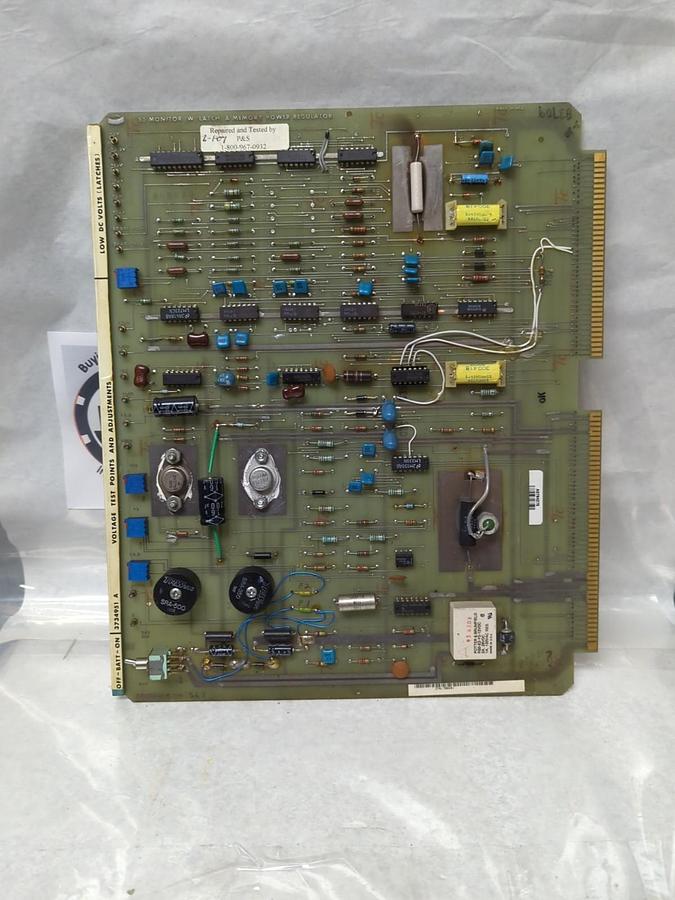 Used BENDIX,3733556,S5 MONITOR (WITH/LATCH) & MEMORY POWER REGULATOR CIRCUIT BOARD