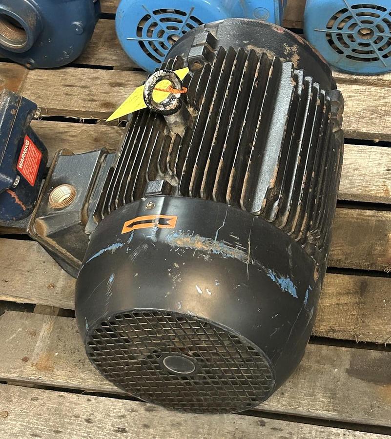 Used WEG,01036ET3ER215TC-W22,SEVERE DUTY MOTOR 10HP 230/460V 3515RPM 3PH 215TC FRAME