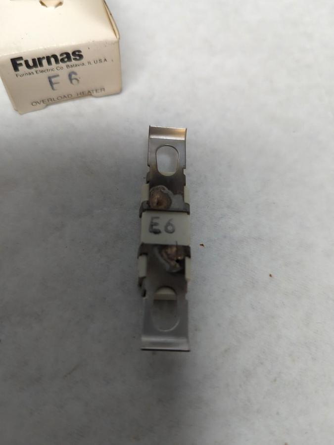 FURNAS,E6,THERMAL OVERLOAD HEATER ELEMENT NOS