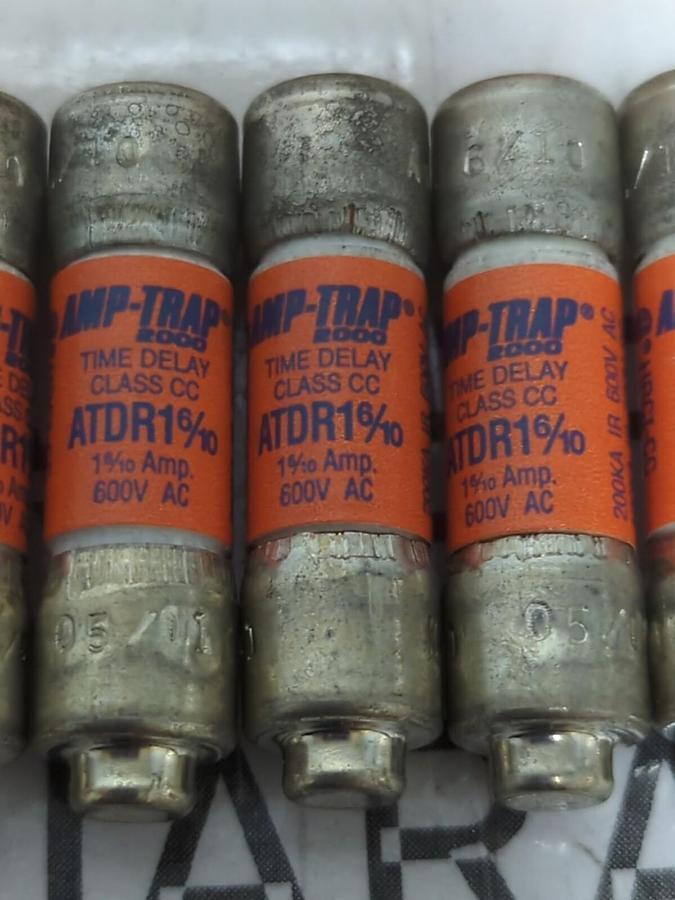 FERRAZ SHAWMUT,ATDR1-6/10,AMP TRAP 1-6/10 AMP FUSES BOX OF 10 NEW
