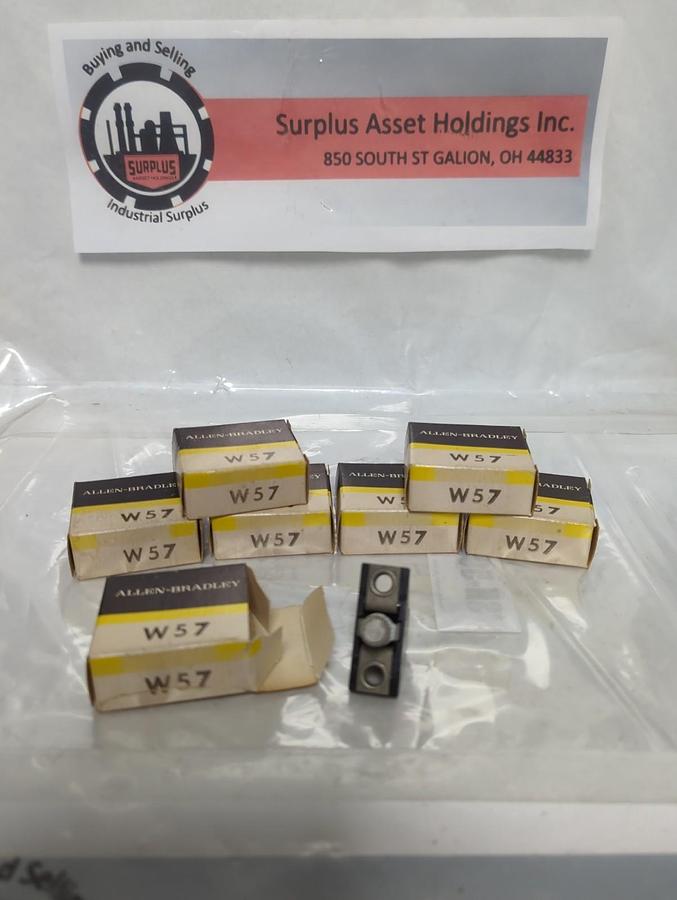 ALLEN BRADLEY,W57,THERMAL OVERLOAD HEATER ELEMENT LOT OF 7 NOS