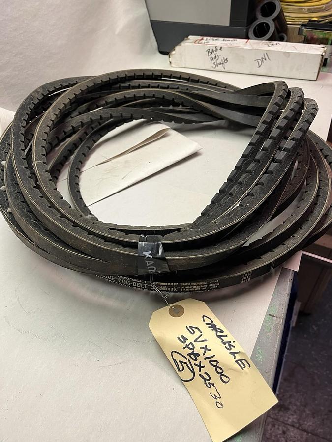 CARLISLE,5VX1000,POWER WEDGE COG SPBX22530 V-BELT LOT OF 5