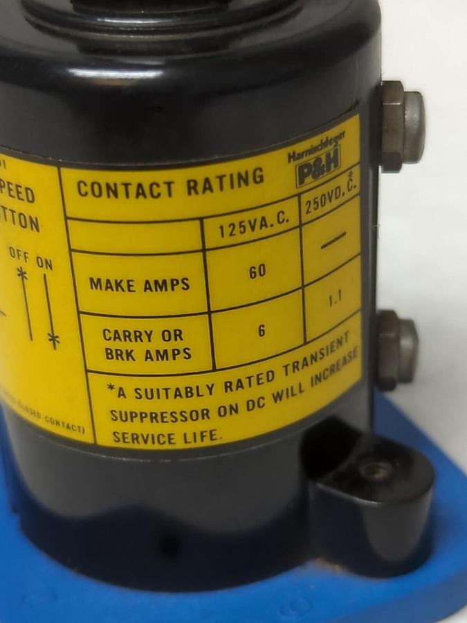 P&H,32Q876D1,SINGLE SPEED PUSH BUTTON NOS