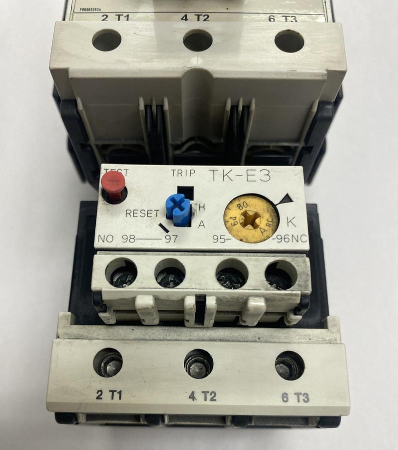 Used FUJI,SC-E4,CONTACTOR WITH TK-E3 OVERLOAD RELAY