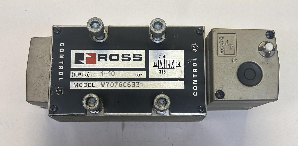 Used ROSS,W7076C6331,SOLENOID VALVE