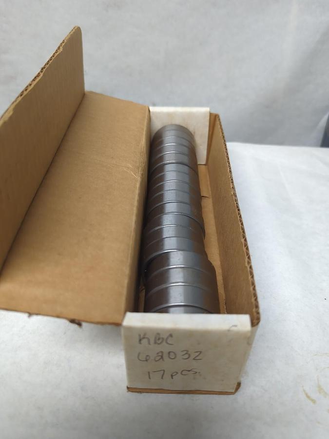 KBC BEARING,6203Z,DOUBLE SHIELDED BALL BEARING LOT OF 17