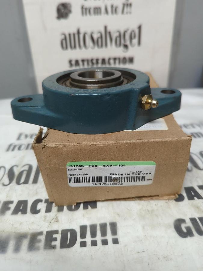 DODGE,131745-F2B-SXV-104,FLANGE MOUNT BEARING 2-BOLT BASE 1-1/4 INCH BORE NOS