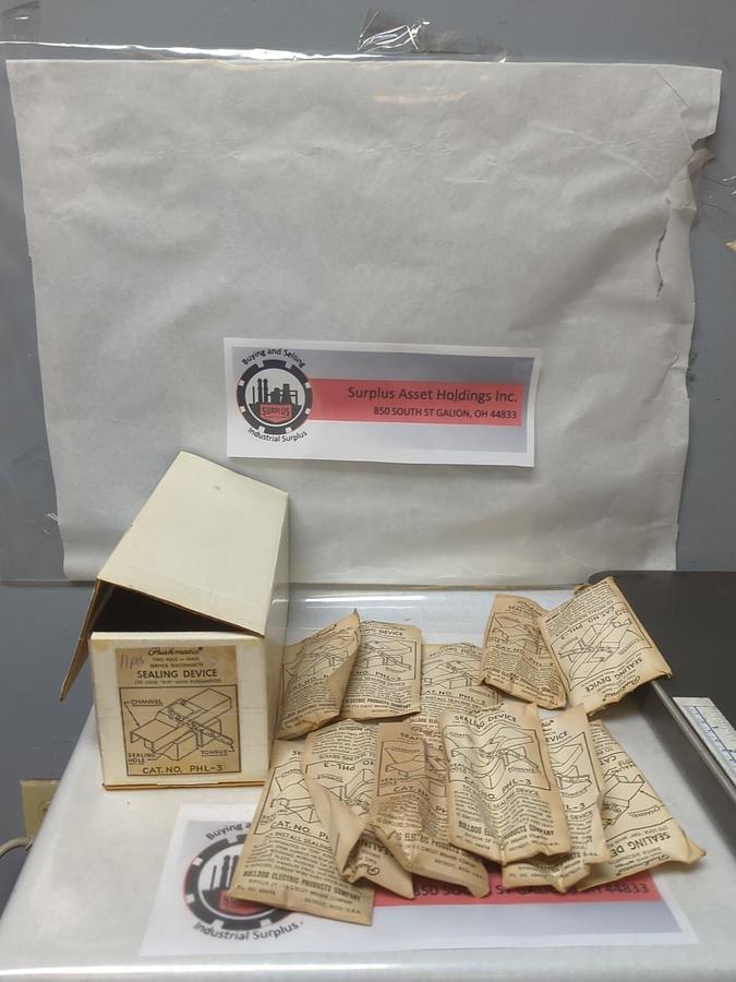 PUSH-O-MATIC,PHL-3,SEALING DEVICE LOT OF 11 NOS