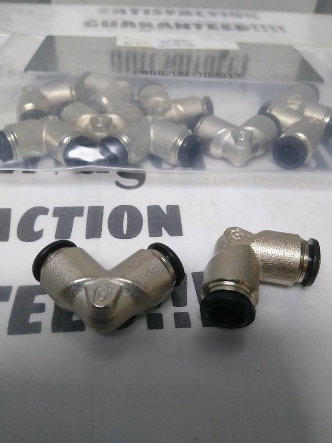 UNBRANDED,61761490,TUBE UNION ELBOW 8MM PUSH-TO-CONNECT LOT OF 12 NOS