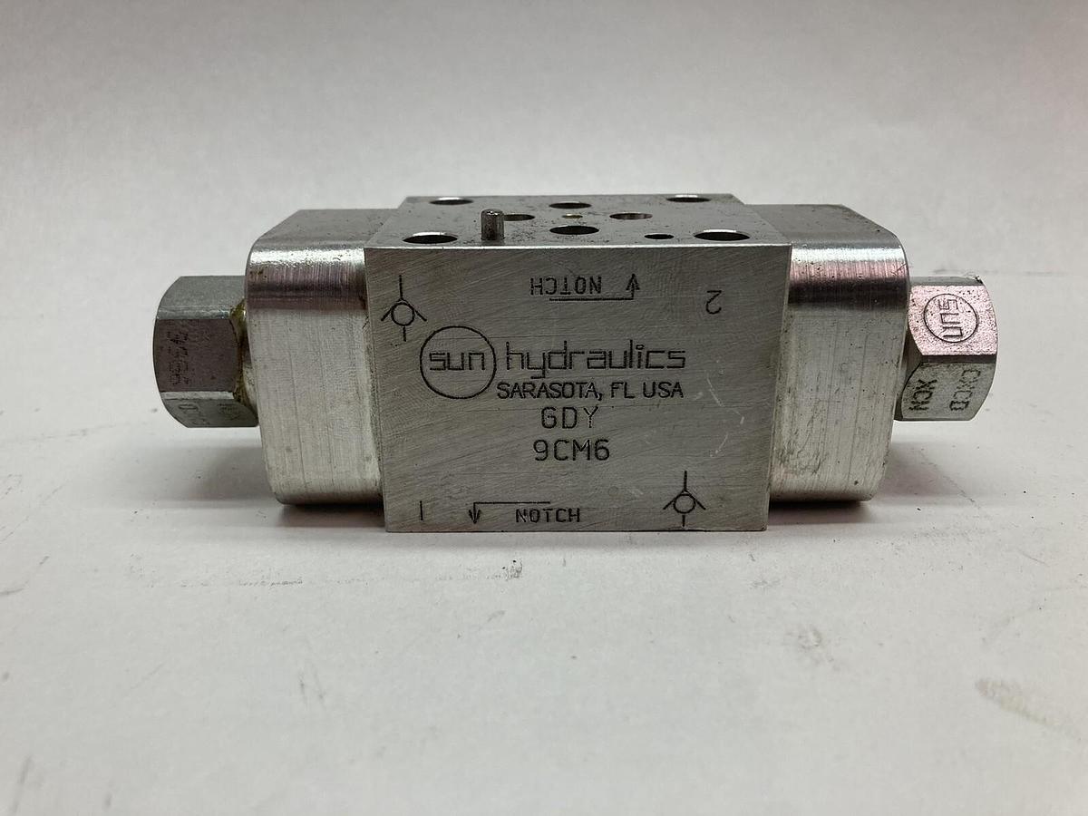Used Sun Hydraulics,GDY 9K75,Check Valve