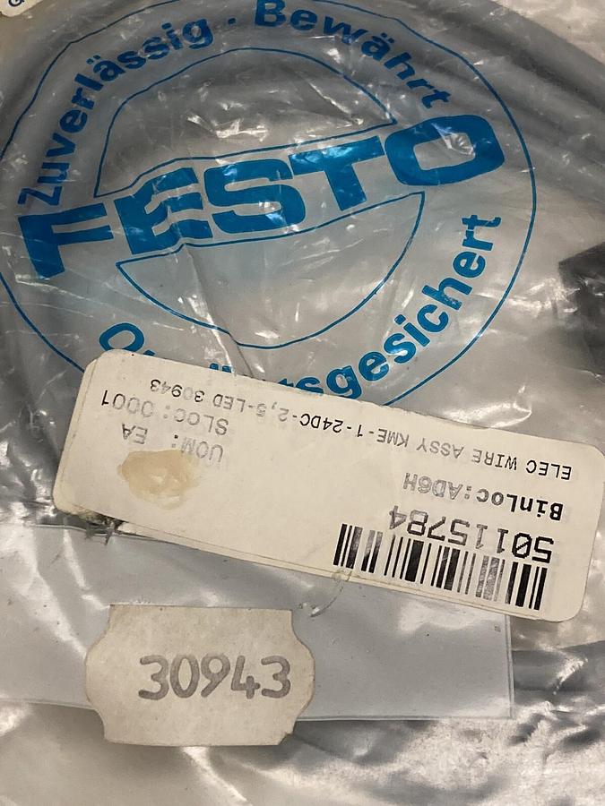 Festo Electric,30943 KME-1-24DC-2,5-LED Plug Socket