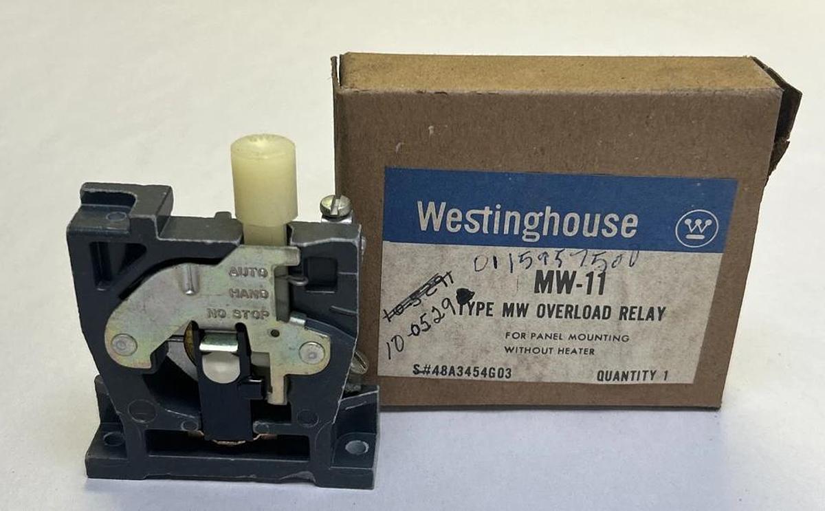 WESTINGHOUSE,MW-11,OVERLOAD RELAY NOS