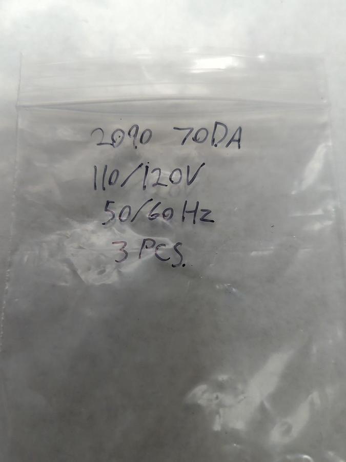 Used TELEMACANIQUE,2090 70DA,COIL 110/120V 50/60HZ LOT OF 3 PRE-OWNED