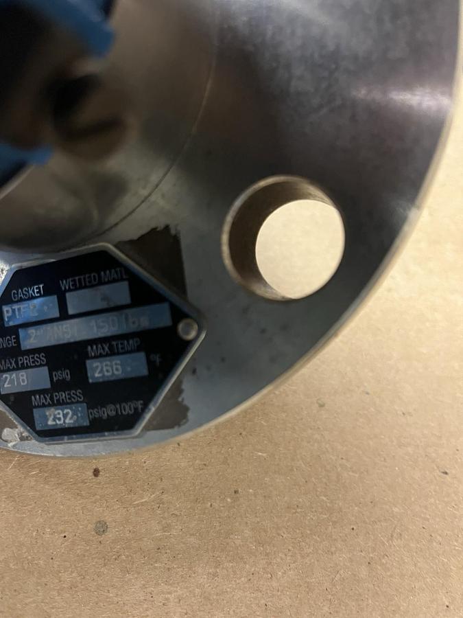 Used KROHNE,V51043AA1211A0,BM-70A EX LEVEL RADAR TYPE 4-20MA HART FLG 2"ansi 150# 120