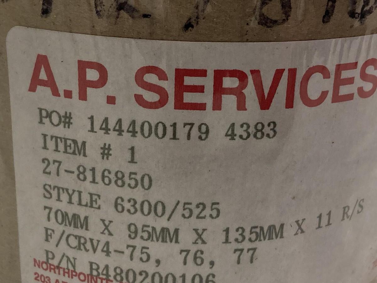 Used AP Service,27-816850 Style 6300/525,Packing Rings