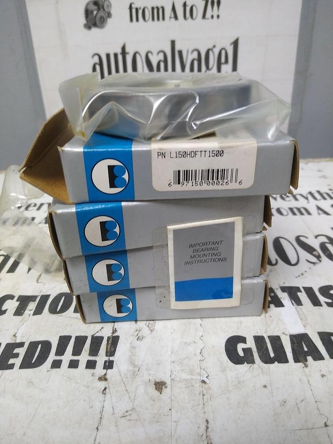 Used BARDEN,L150HDFTT1500,SUPER PRECISION BEARINGS SET OF 4 MATCHED SET NOS