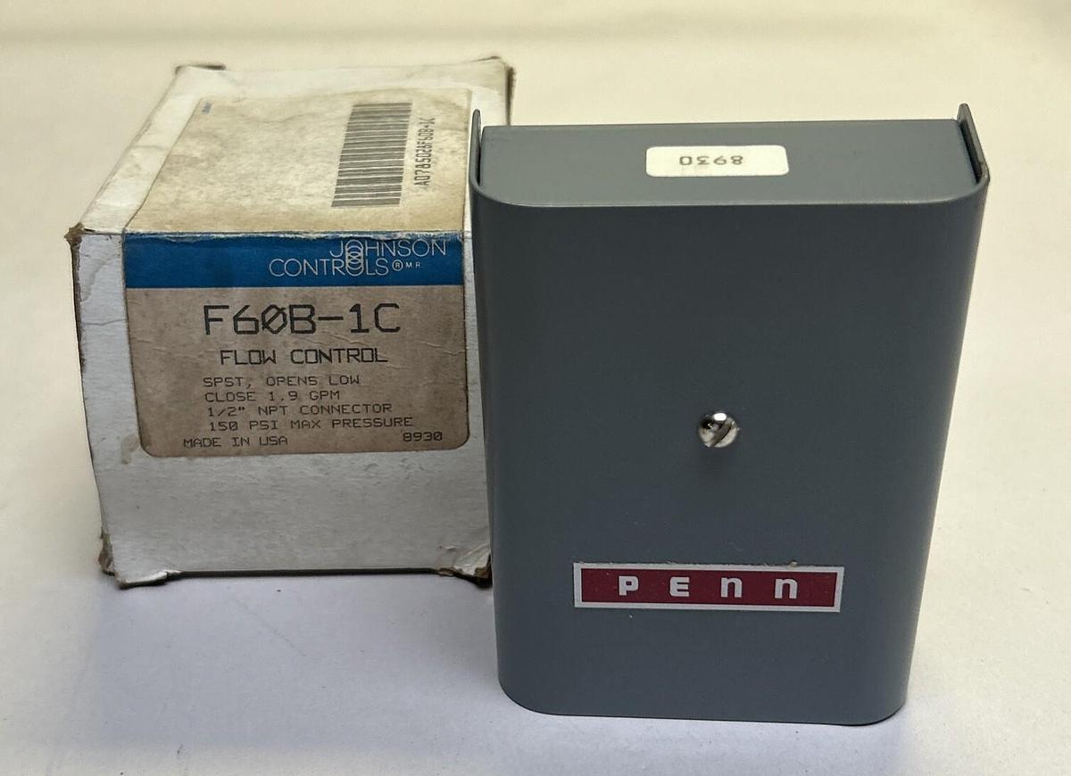 Used JOHNSON CONTROLS,F60B-1C,FLOW CONTROL NOS